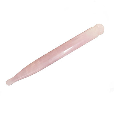 2024 Rose Quartz Gua Sha Massaggio con punti di agopuntura Guasha Pen Per il trattamento del corpo con logo disponibile Best seller