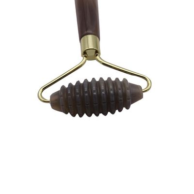 Massaggio Martello Grigio Agata Spiked Jade Roller per Naturale Massaggio Faciale Anti-Invecchiamento Terapia Occhi Borsa Anti-Invecchiamento Massaggio Strumenti