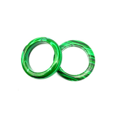 Anello di Giada di Design Naturale Gemstone Agate Verde Avventurino Turchese Topazio Giada Anelli Portatili ETC Tema Feng Shui