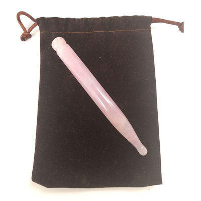 2024 Rose Quartz Gua Sha Massaggio con punti di agopuntura Guasha Pen Per il trattamento del corpo con logo disponibile Best seller