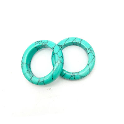 Anello di Giada di Design Naturale Gemstone Agate Verde Avventurino Turchese Topazio Giada Anelli Portatili ETC Tema Feng Shui