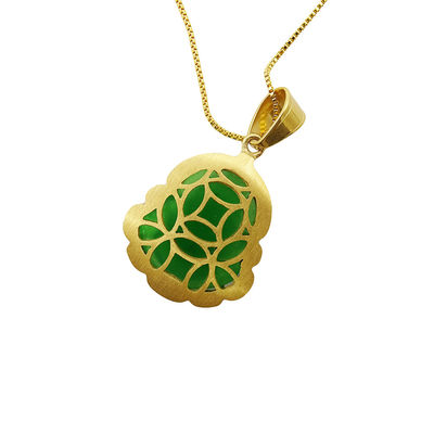 Tematica del buddismo Incisione Tipo di incisione Lucky Laughing Buddha Pendente Catena Collare Amuleti Gioielli per Uomini Donne Ragazzi