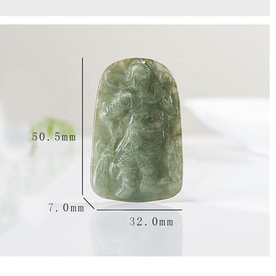 2024 Jadeite Guan Yin Pendente di Misericordia Buddismo Truppe Brave Collare Di Moda Gioielli Per Donna Incisione Tipo di incisione