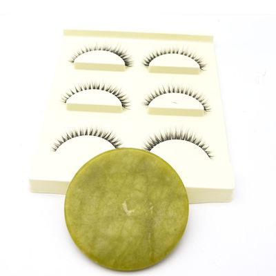 Massaggiatore Faciale XiuYan Giada Rotonda Giada Colla Gaschetta Eyelah Estensione Pietra Ciglia Estensione per Massaggio di Bellezza