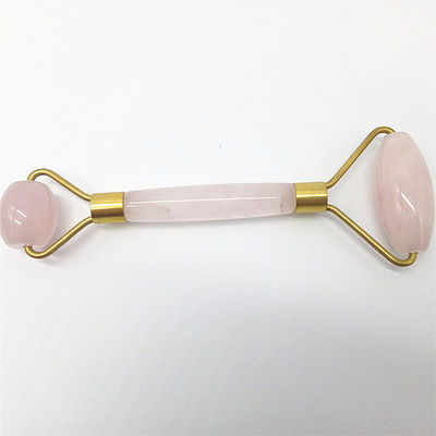 Anti-Aging Facial Roller e Guasha Set Reale 100% Jade Roller per Massaggiatore Faciale Riduce Rughe Massaggiatore Corpo Rose Quartz