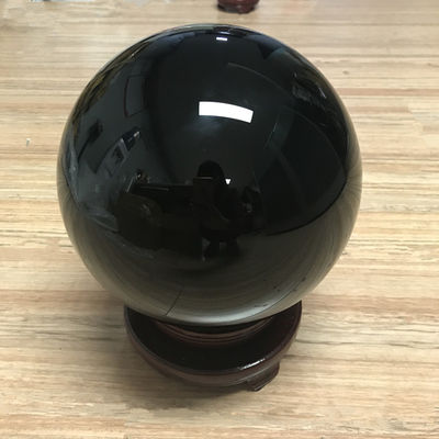 180mm Obsidian Ball Gemstone Sphere Tecnica intagliata per la meditazione Guarigione Divinazione Feng Shui