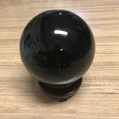 180mm Obsidian Ball Gemstone Sphere Tecnica intagliata per la meditazione Guarigione Divinazione Feng Shui