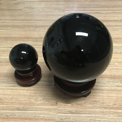 180mm Obsidian Ball Gemstone Sphere Tecnica intagliata per la meditazione Guarigione Divinazione Feng Shui
