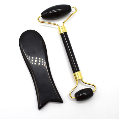 Massaggio del viso e del corpo Guasha Strumento di bellezza Prodotto di tendenza 2024 Ametista naturale Giada Roller Faciale Gua Sha massaggiatore