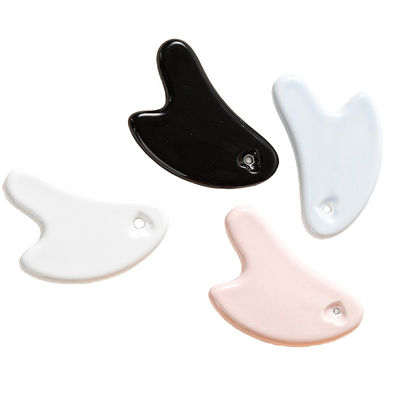 Corpo Muscoli Corpo Forma Ceramica Gua Sha Scraping Board per Comodo Corpo e Massaggio Faciale Strumento