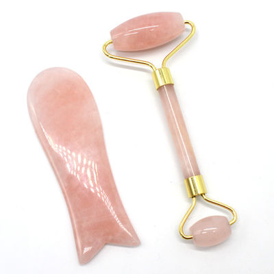 Massaggio del viso e del corpo Guasha Strumento di bellezza Prodotto di tendenza 2024 Ametista naturale Giada Roller Faciale Gua Sha massaggiatore