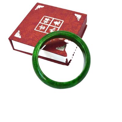 Love Green Enamel Jadeite Bracelets Bangles Charms Women Jade Bangle Natural Burma Hot Item per gli amanti del Feng Shui