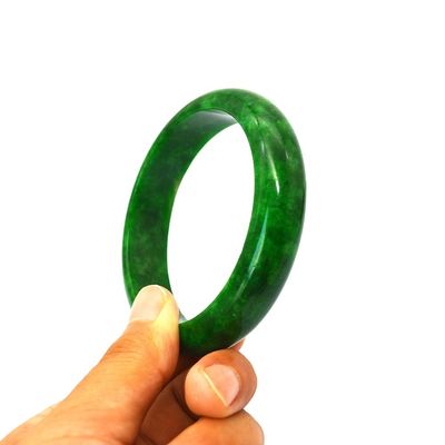 Love Green Enamel Jadeite Bracelets Bangles Charms Women Jade Bangle Natural Burma Hot Item per gli amanti del Feng Shui