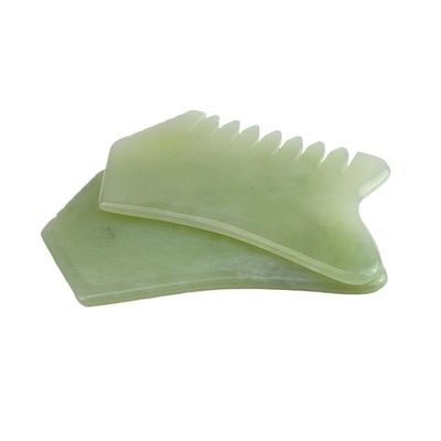 100% naturale Xiuyan Jade pettine per la cura del cuoio capelluto Massaggio strumento SPA terapia di rilassamento di agopuntura trattamento