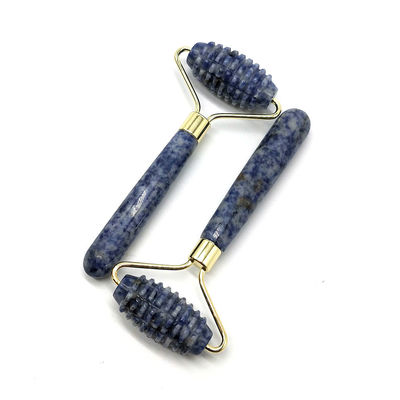 Blue Point Jasper Massaggiatore a rulli senza rumore per il viso Natura Giada Massaggiatore a rulli 128*58mm Funzionalità Massaggiatore a faccia in su Natura