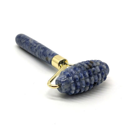 Blue Point Jasper Massaggiatore a rulli senza rumore per il viso Natura Giada Massaggiatore a rulli 128*58mm Funzionalità Massaggiatore a faccia in su Natura