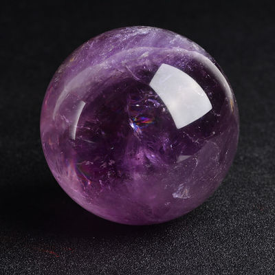 3-5/Appect Natural Amethyst Ball Fengshui Decorazione Sfera di pietra preziosa per la decorazione di casa e ufficio