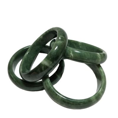 Braccialetto verde smeraldo naturale e giada giada per uomini e donne bellezza con amore tema da gemma