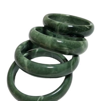 Braccialetto verde smeraldo naturale e giada giada per uomini e donne bellezza con amore tema da gemma