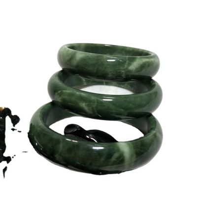Braccialetto verde smeraldo naturale e giada giada per uomini e donne bellezza con amore tema da gemma