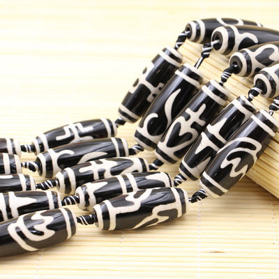 Vecchio Tianzhu Lezi Barrel Bead Bodhi accessori per collane selezionati appositamente da artigiani tibetani