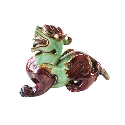 Statua di Pixiu in giada naturale in stile Feng Shui Perfetta per decorare la vostra casa