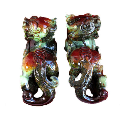 Statua di scultura in pixiu di cristallo di quarzo personalizzata per Feng Shui OEM/ODM accettato