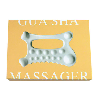 Disponibile il logo personalizzato del prodotto di bellezza coreano faccia pelle testa cuoio capelluto mani piedi attrezzo sanitario in ceramica massaggiatore Guasha
