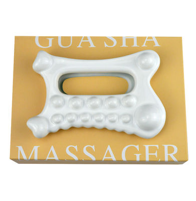 Disponibile il logo personalizzato del prodotto di bellezza coreano faccia pelle testa cuoio capelluto mani piedi attrezzo sanitario in ceramica massaggiatore Guasha