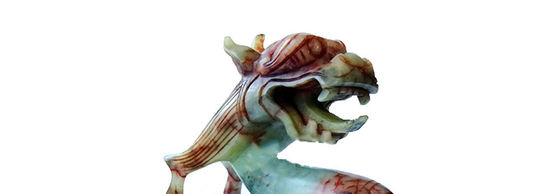 Giada Pixiu Dragone Animal Sculpture Scultura intagliata verde fatta a mano per la forma personalizzata Regalo per la casa Festival Office Decorazione