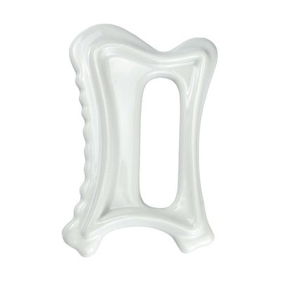 Logo personalizzato disponibiled 2024 attrezzo di massaggio in ceramica portatile Gua Sha per il corpo cura della pelle Spa Facial lifting bellezza