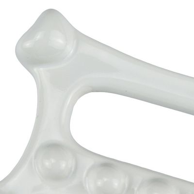 Logo personalizzato disponibiled 2024 attrezzo di massaggio in ceramica portatile Gua Sha per il corpo cura della pelle Spa Facial lifting bellezza