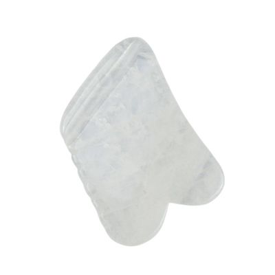 Quarzo trasparente Gua Sha Massaggio Tavola Pietra naturale Cristallo Guasha Pietra di guarigione Bellezza Faciale Corpo Spa Strumento per Massaggio Corpo