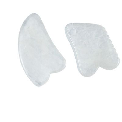 2024 Corno Forma Chiara Quarzo Gua Sha Scraping Massage Board L'attrezzatura di massaggio del corpo da non perdere per la salute benessere