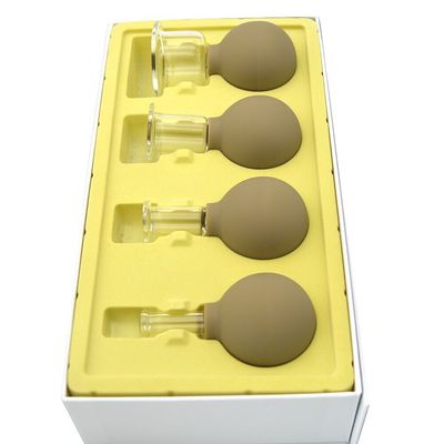 96mm Altezza Copping tradizionale cinese in vetro Massaggio Terapia di vuoto Cupping attrezzature Set Kit per la schiena Spalla Gamba Corpo