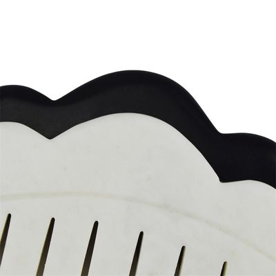 Disponibile il logo personalizzato e il 2024 Cina Giada Bianca Naturale Gua Sha Raschiatura Comb Guasha Stone Head Spa Massaggiatore Raschiatura
