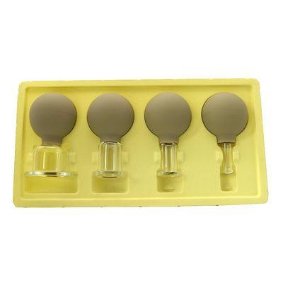 96mm Altezza Copping tradizionale cinese in vetro Massaggio Terapia di vuoto Cupping attrezzature Set Kit per la schiena Spalla Gamba Corpo