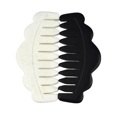 Disponibile il logo personalizzato e il 2024 Cina Giada Bianca Naturale Gua Sha Raschiatura Comb Guasha Stone Head Spa Massaggiatore Raschiatura