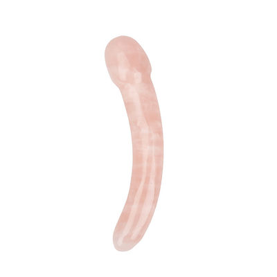 Rilassante massaggio corporeo a quarzo rosa Yoni Stick fatto a mano per il rilassamento naturale del corpo e la funzione musicale