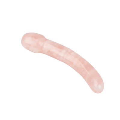 Rilassante massaggio corporeo a quarzo rosa Yoni Stick fatto a mano per il rilassamento naturale del corpo e la funzione musicale