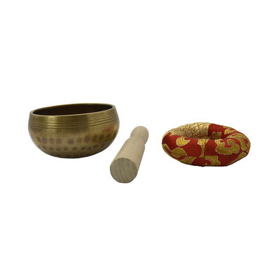 Coppa di brassatura naturale Nepal Set per la meditazione e lo yoga