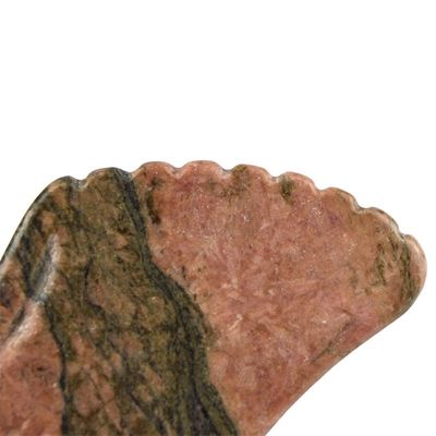 Massaggiatore Manuale Rodonite Naturale Pietra di Jaspero Gua Sha Scraping Board Guasha Bellezza Faciale Massaggio Corporeo Strumento Per La Cura Della Pelle Relax