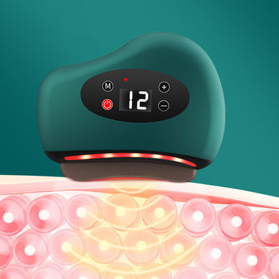 Terapia di compressione a caldo Strumento elettrico Bian Stone Body Gua Sha con certificato ISO9001 e massaggiatore a vibrazione intelligente