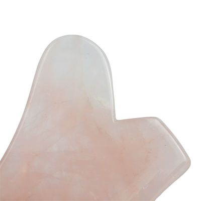2024 Rose Quartz Gua Sha Massaggio Faciale Strumento di Massaggio Naturale per la Bellezza della Pelle Cristallina Massaggiatore per Facelifting