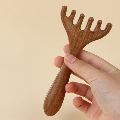 Sblocca la tua bellezza Cervo Corna Scalpo Forma Meridiano Massaggiatore Testa Gua Sha Massaggio pettine Per rilassamento del viso e del corpo