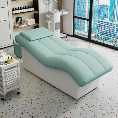 Materiale personalizzabile e in pelle Letto semplice per lavaggio dei capelli per saloni di bellezza Massaggio Spa Cura della salute Fisioterapia OEM/ODM
