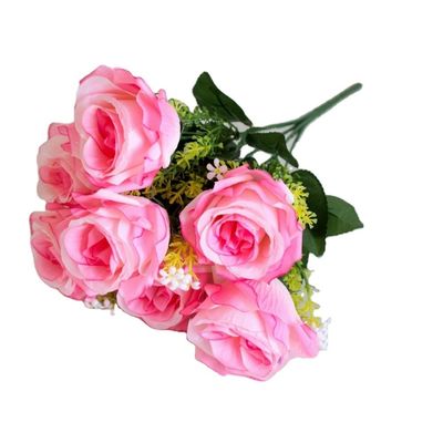 Aggiungi un tocco di eleganza alla tua casa con 3 fiori di peonia piante in vaso di giada naturale