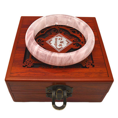Braccialetti rosa di cristallo rosa braccialetti rosa di forma rotonda regali di matrimonio per donne e uomini