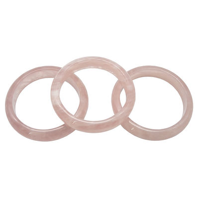 Braccialetti rosa di cristallo rosa braccialetti rosa di forma rotonda regali di matrimonio per donne e uomini