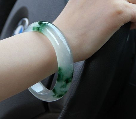 50-62mm Altro Braccialetto di giada fluttuante di giada naturale di giada di smeraldo braccialetti popolari 1 pezzo